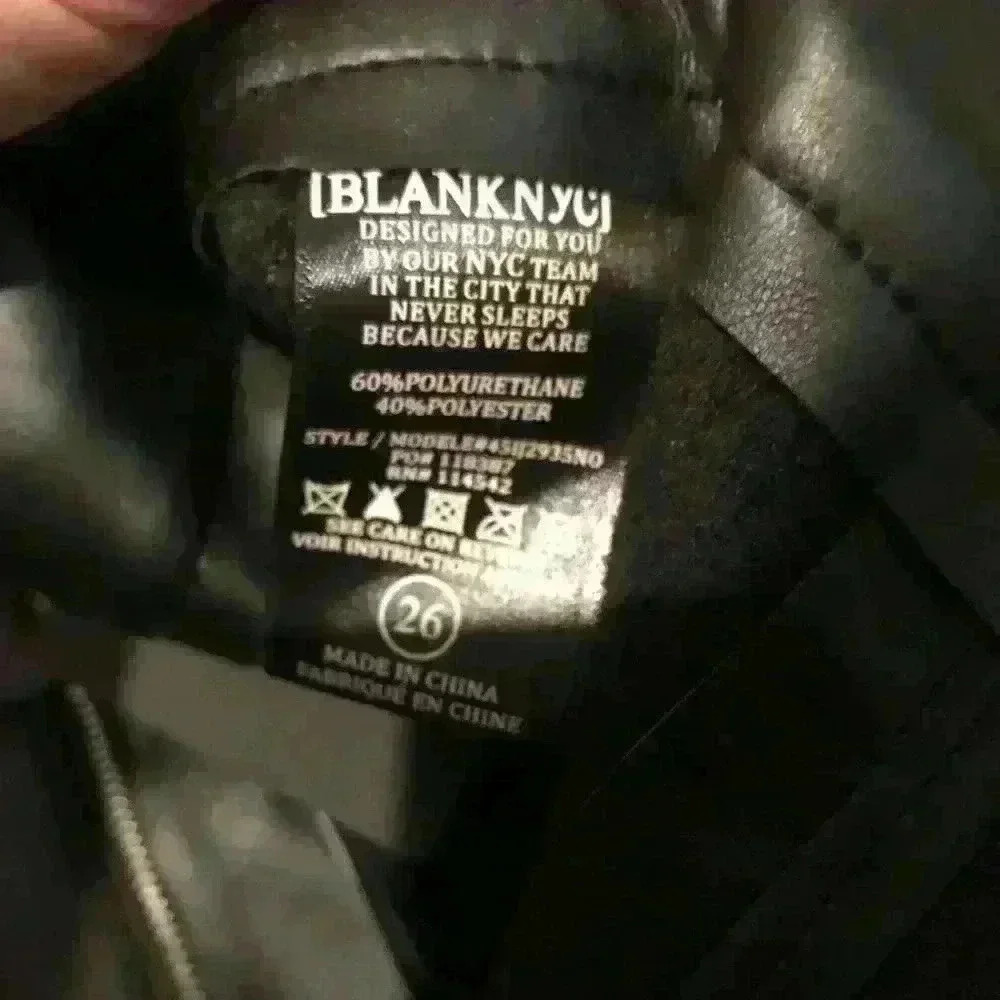 NWT Blank NYC Vegan leather pants - Picture 4 of 6